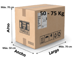 Envío paquete Máx. 75Kg
