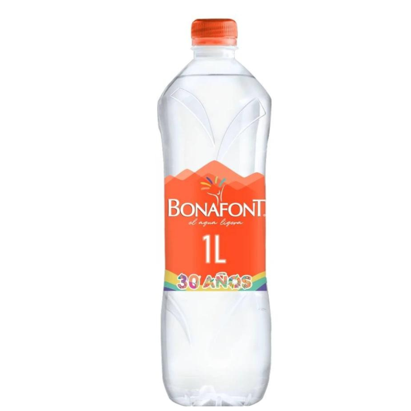 Agua Bonafont de 1 L